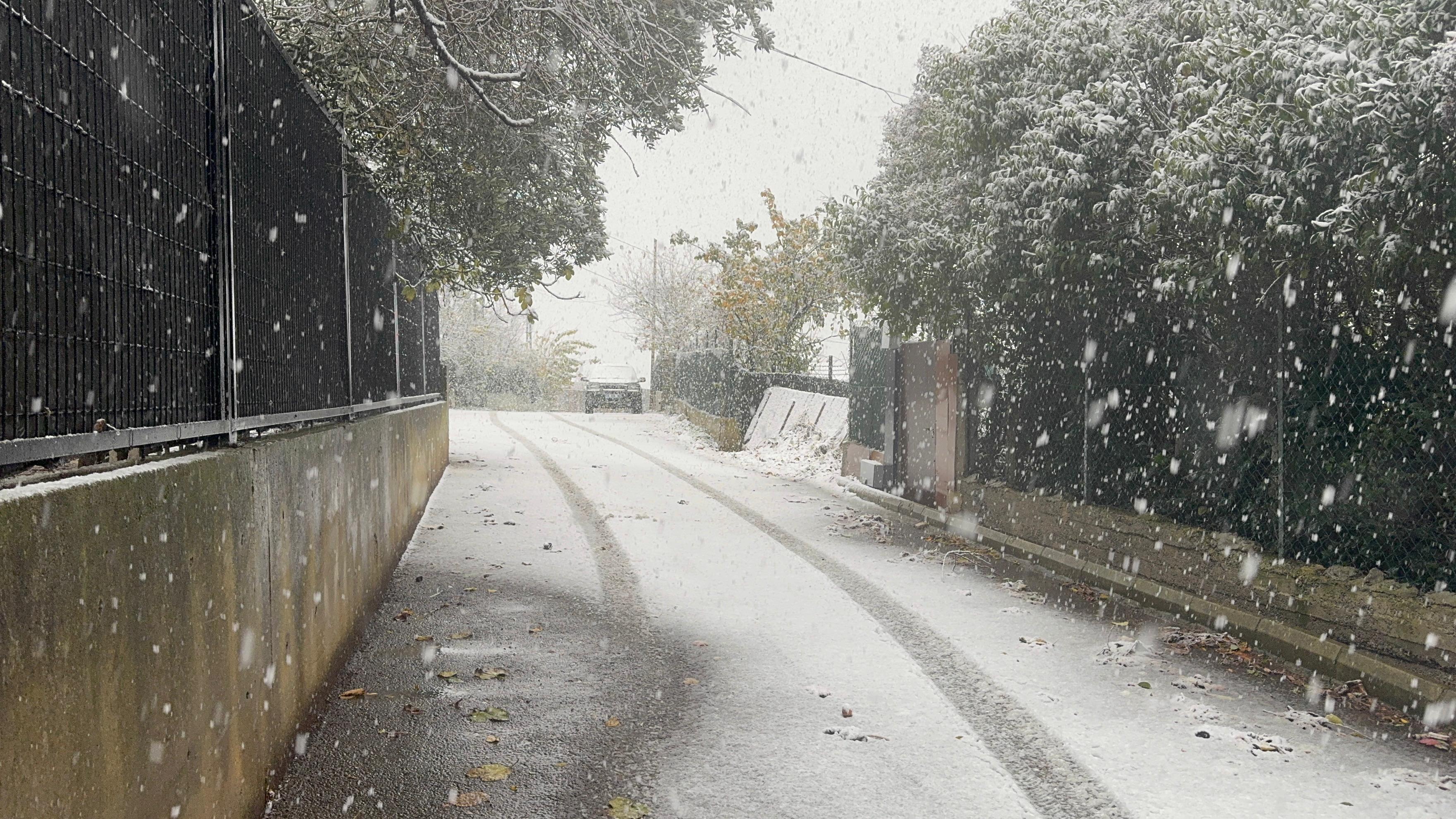 İstanbul'da kar yağışı